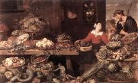 Frans Snyders - Fruit And Vegetable Stall